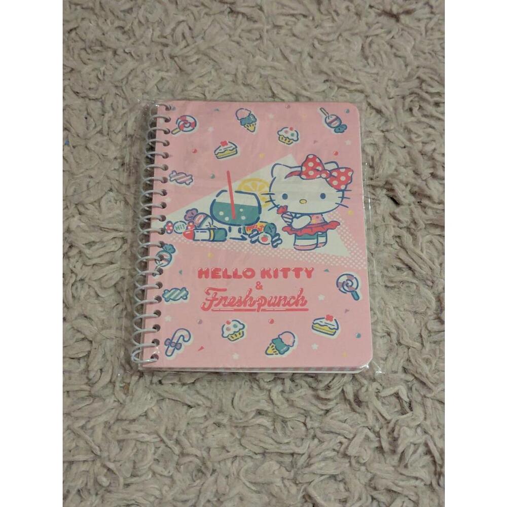 new! kawaii Hello Kitty Sanrio spiralled mini Notebook